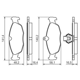 BOSCH Sada brzdových doštiček 0 986 494 413_thumb5