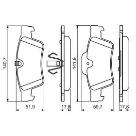 BOSCH Sada brzdových doštiček 0 986 494 256_thumb7