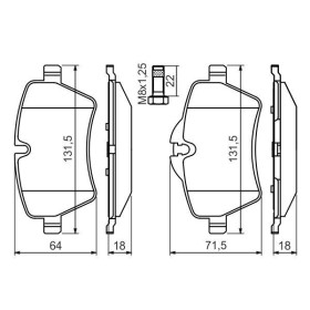 BOSCH Sada brzdových doštiček 0 986 494 489_thumb5