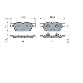 BOSCH Sada brzdových doštiček, kotouč. brzda 0 986 494 962_thumb7