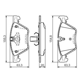 BOSCH Sada brzdových doštiček 0 986 494 118_thumb5