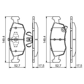 BOSCH Sada brzdových doštiček 0 986 494 687_thumb7