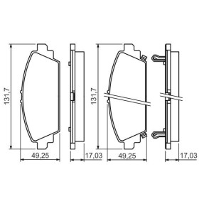 BOSCH Sada brzdových doštiček 0 986 494 414_thumb5