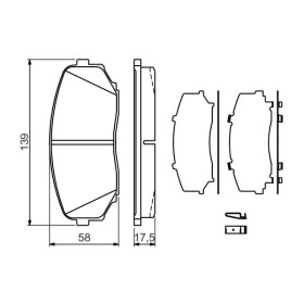 BOSCH Sada brzdových doštiček: 0 986 494 375_thumb5