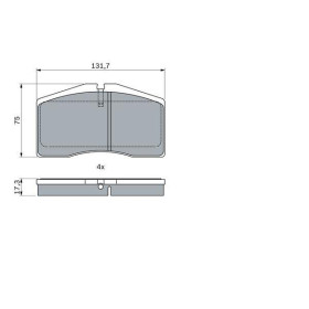 BOSCH Sada brzdových doštiček, kotouč. brzda 0 986 494 950_thumb7