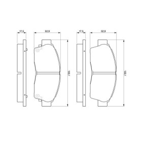 BOSCH Sada brzdových doštiček 0 986 461 123_thumb5