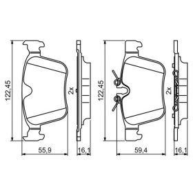 BOSCH Sada brzdových doštiček 0 986 494 819_thumb7