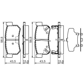 BOSCH Sada brzdových doštiček 0 986 494 237_thumb7