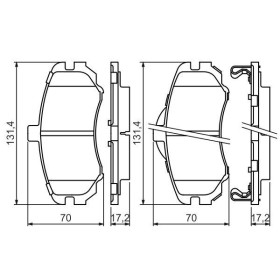 BOSCH Sada brzdových doštiček 0 986 494 426_thumb5