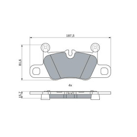 BOSCH Sada brzdových doštiček 0 986 424 971_thumb5