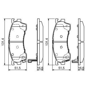 BOSCH Sada brzdových doštiček 0 986 424 694_thumb5