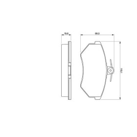 BOSCH Sada brzdových doštiček 0 986 460 944_thumb5