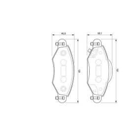 BOSCH Sada brzdových doštiček: 0 986 424 788_thumb5