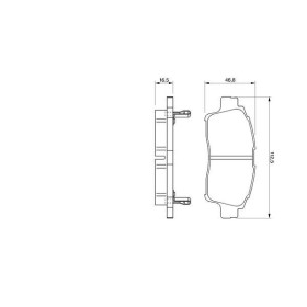 BOSCH Sada brzdových doštiček 0 986 424 535_thumb7