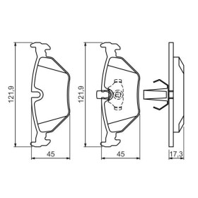 BOSCH Sada brzdových doštiček 0 986 494 009_thumb5