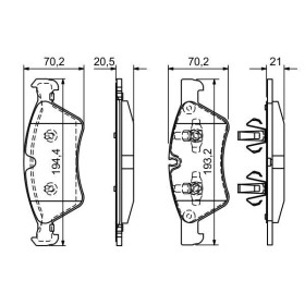 BOSCH Sada brzdových doštiček 0 986 494 165_thumb5