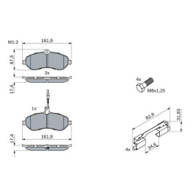 BOSCH Sada brzdových doštiček 0 986 494 163_thumb5