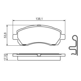 BOSCH Sada brzdových doštiček 0 986 424 770_thumb5