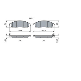 BOSCH Sada brzdových doštiček: 0 986 424 837_thumb7