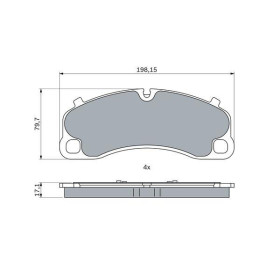 BOSCH Sada brzdových doštiček 0 986 424 925_thumb5