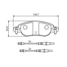 BOSCH Sada brzdových doštiček 0 986 424 598_thumb5