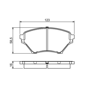 BOSCH Sada brzdových doštiček 0 986 494 225_thumb5