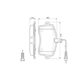 BOSCH Sada brzdových doštiček 0 986 494 097_thumb5