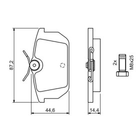 BOSCH Sada brzdových doštiček 0 986 491 030_thumb5