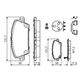 BOSCH Sada brzdových doštiček 0 986 494 611_thumb7