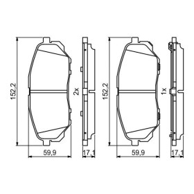 BOSCH Sada brzdových doštiček 0 986 494 827_thumb7