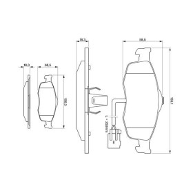 BOSCH Sada brzdových doštiček 0 986 424 359_thumb5