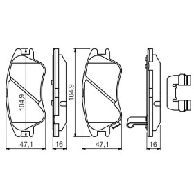 BOSCH Sada brzdových doštiček 0 986 494 630_thumb7