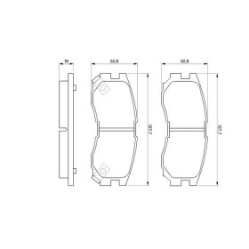 BOSCH Sada brzdových doštiček 0 986 460 979_thumb5