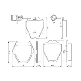 BOSCH Sada brzdových doštiček 0 986 424 689_thumb5