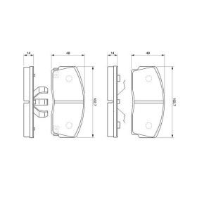 BOSCH Sada brzdových doštiček 0 986 493 390_thumb5