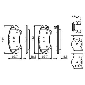 BOSCH Sada brzdových doštiček 0 986 494 609_thumb5