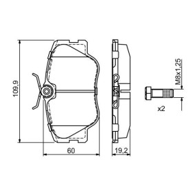 BOSCH Sada brzdových doštiček 0 986 469 410_thumb5