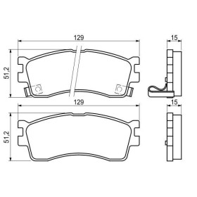 BOSCH Sada brzdových doštiček 0 986 494 144_thumb5