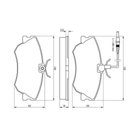 BOSCH Sada brzdových doštiček 0 986 424 451_thumb5