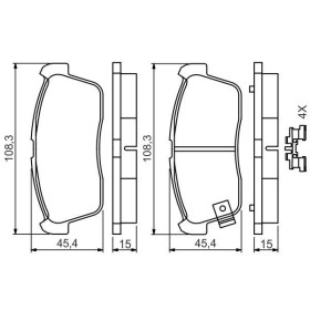 BOSCH Sada brzdových doštiček 0 986 494 618_thumb7