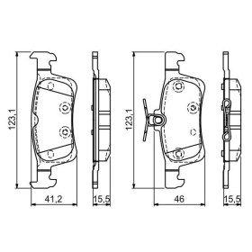 BOSCH Sada brzdových doštiček 0 986 494 715_thumb7