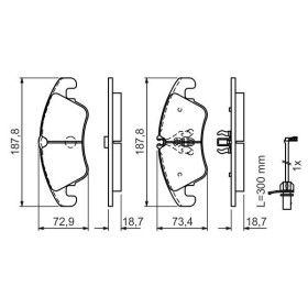 BOSCH Sada brzdových doštiček 0 986 494 456_thumb7