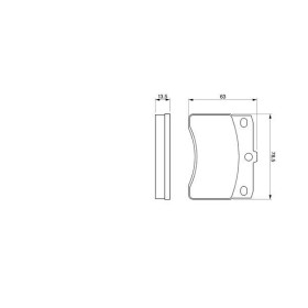 BOSCH Sada brzdových doštiček 0 986 424 099_thumb5