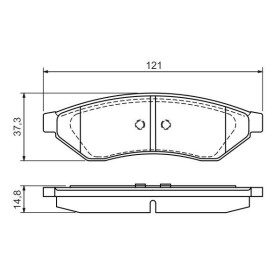 BOSCH Sada brzdových doštiček 0 986 494 172_thumb5