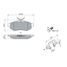 BOSCH Sada brzdových doštiček 0 986 494 262_thumb7