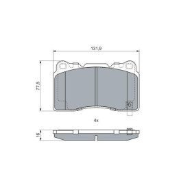 BOSCH Sada brzdových doštiček 0 986 424 852_thumb5