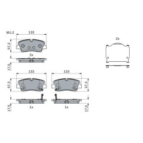 BOSCH Sada brzdových doštiček, kotouč. brzda 0 986 424 430_thumb7