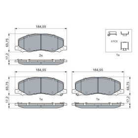 BOSCH Sada brzdových doštiček: 0 986 494 298_thumb7