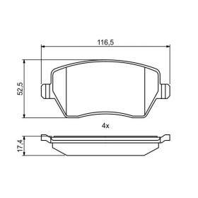 BOSCH Sada brzdových doštiček 0 986 494 856_thumb7