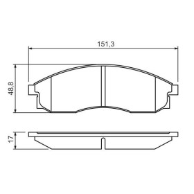 BOSCH Sada brzdových doštiček 0 986 424 340_thumb7